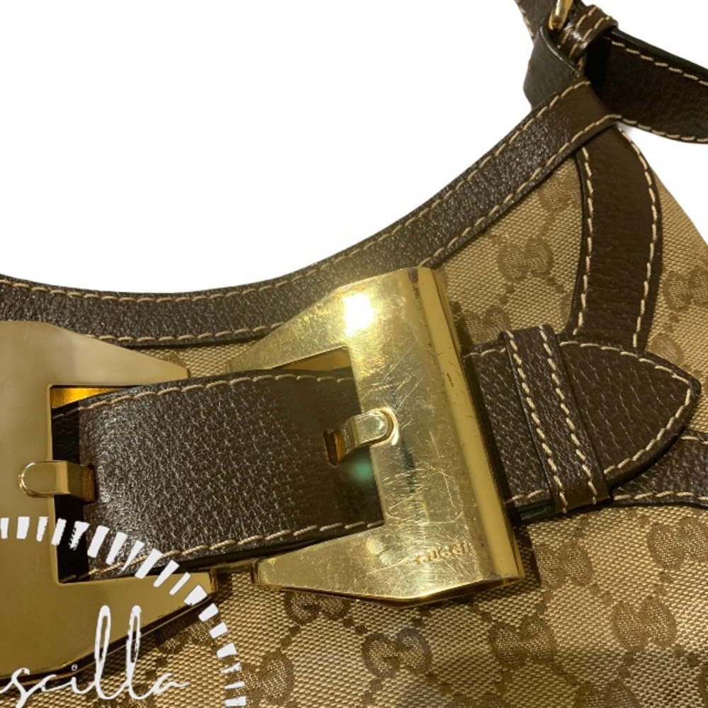 Gucci Hobo Queen Bow Guccisimma Logo Shoulder Bag - Picture 6 of 15